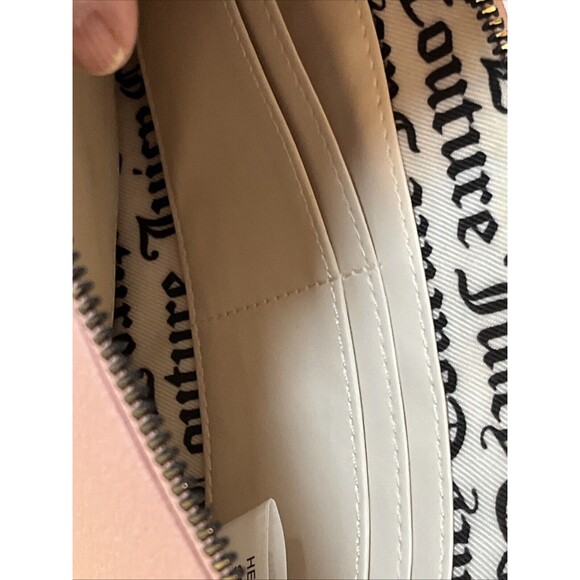 Juicy Couture Taffy Crown Fits Wristlet Pink with Gold Tone Accents NWOT - Picture 8 of 10